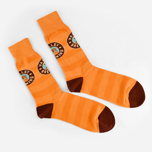VB Striped Orange Socks